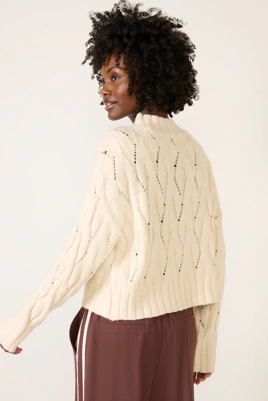 Virgina Mock Neck Pullover