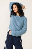 Penny Fuzzy Crew Sweater