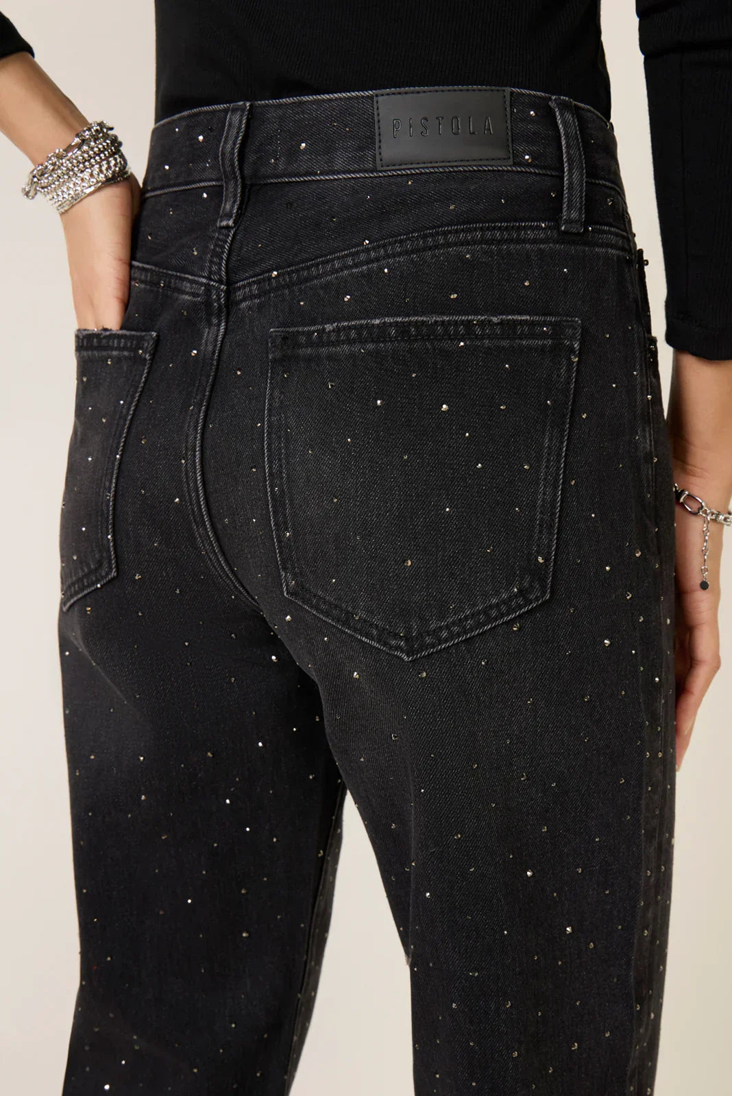 Lexi Sparkle Barrel Jean