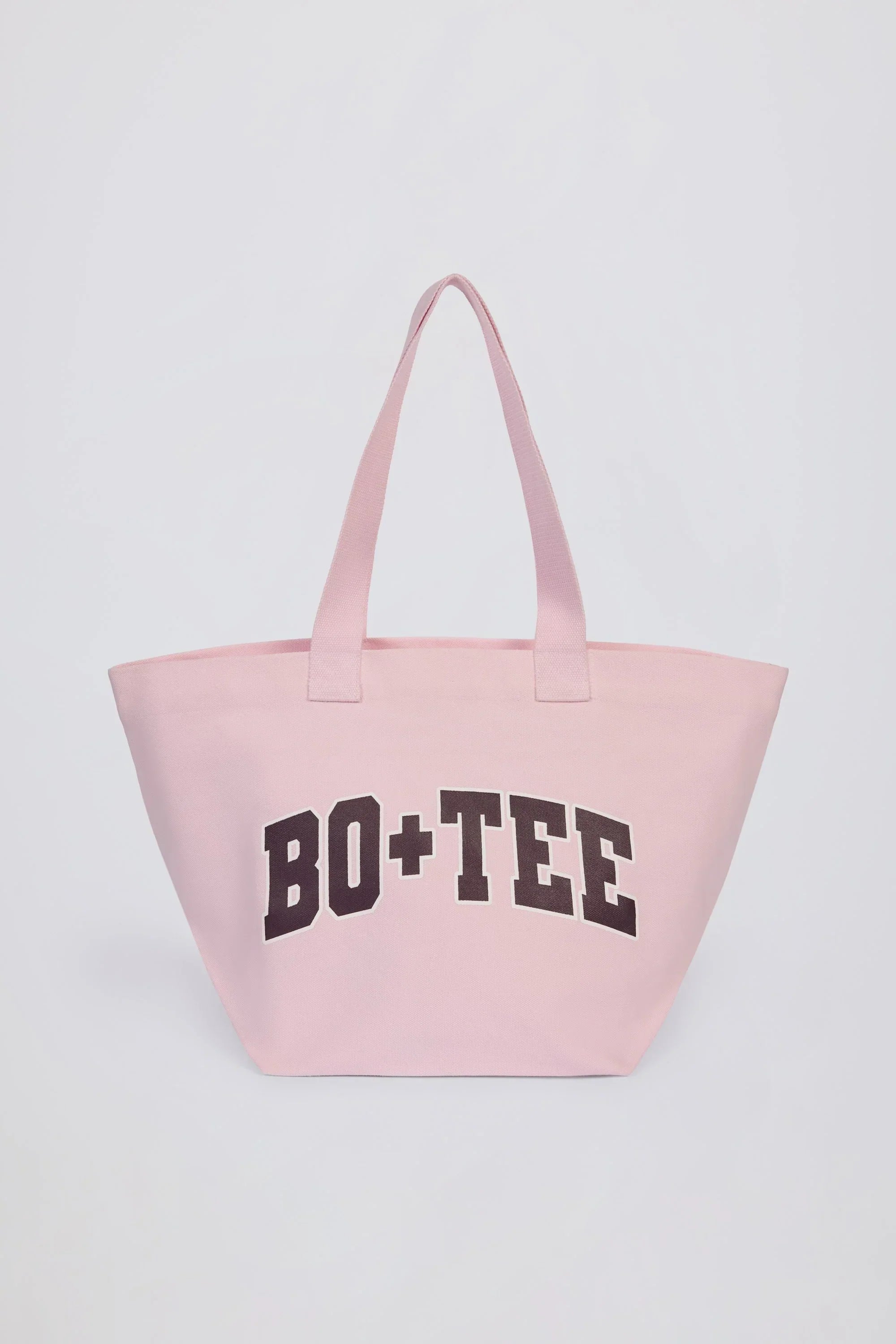 Oversized Tote Bag in Powder Pink