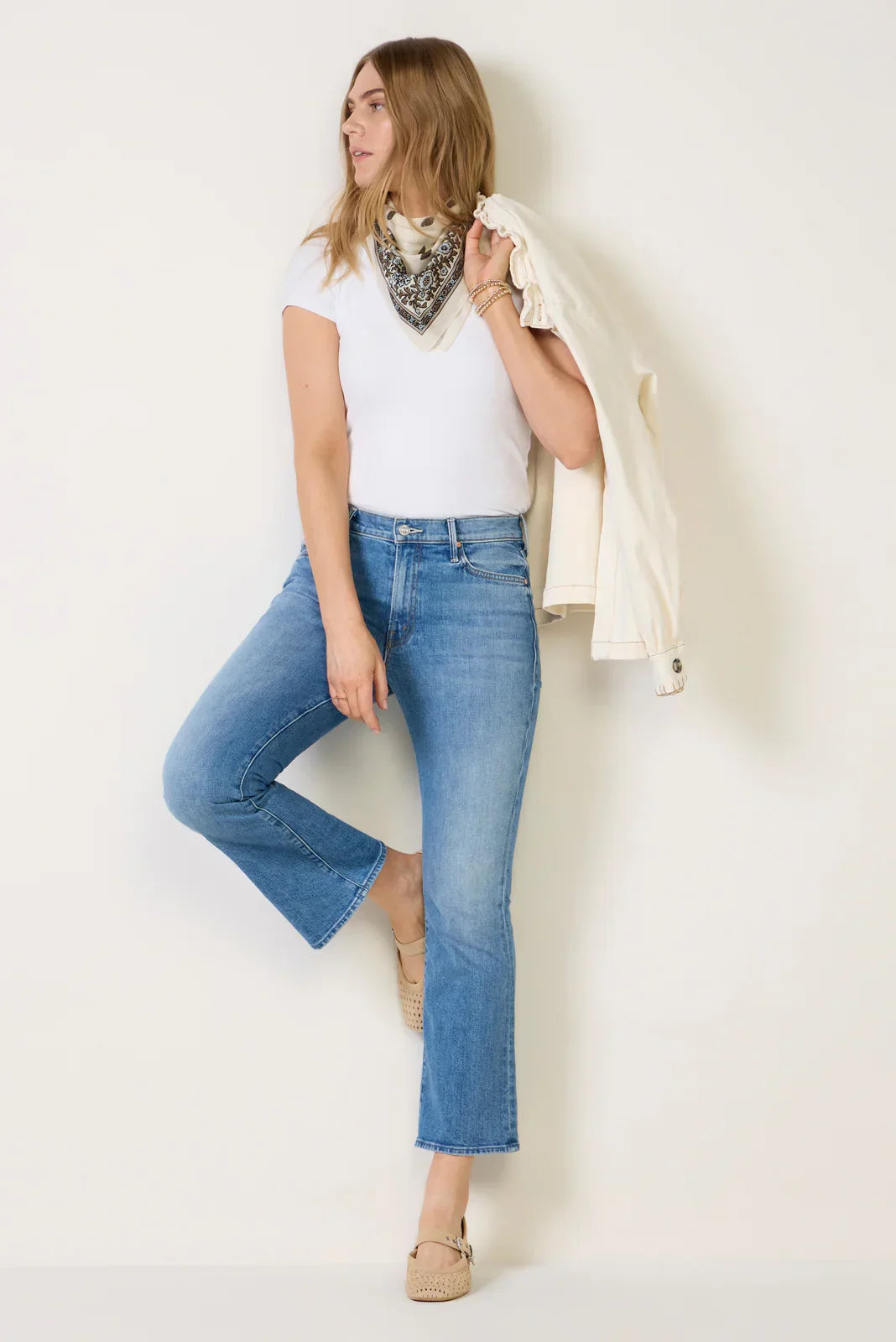 The Outsider Flood Crop Bootcut Jean