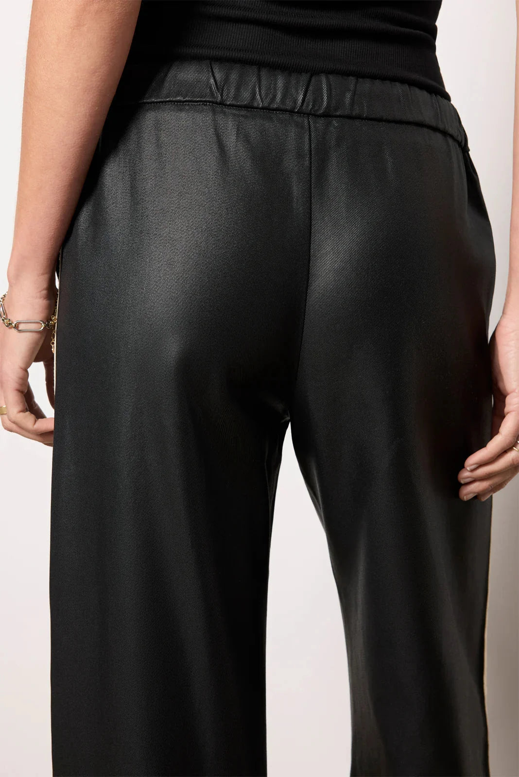 Coated Twill Track Pant
