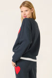 Heart Stitch Crew Sweatshirt