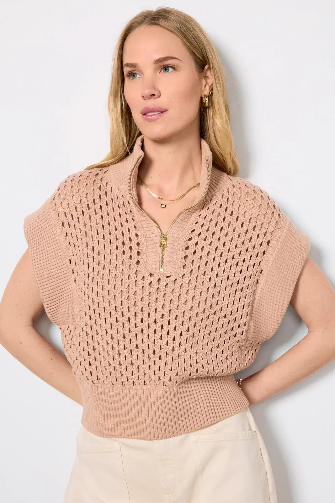 Gaines Half Zip Knit