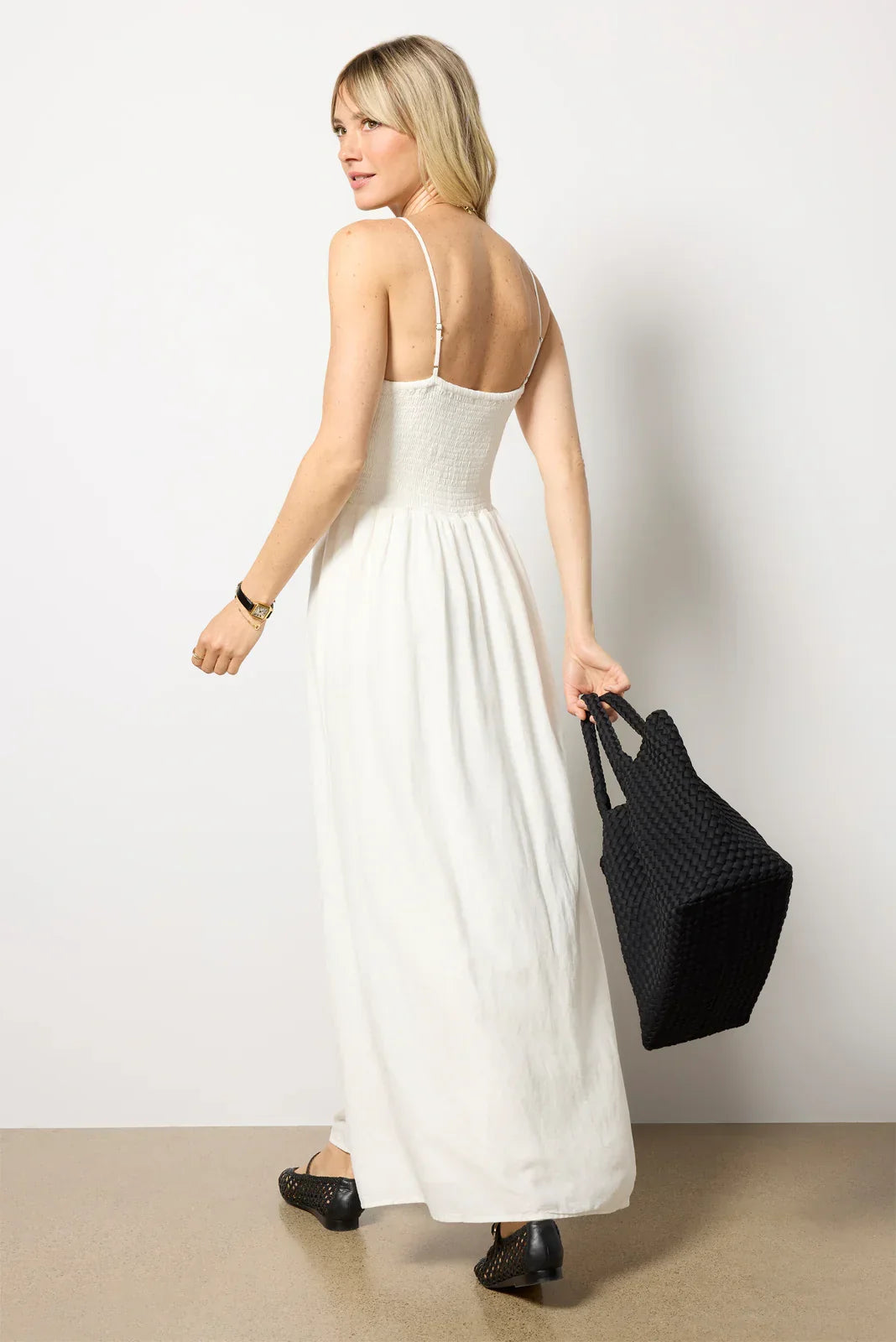 Bayside Linen Maxi Dress