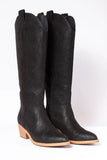 Shania Black Cowboy Boots