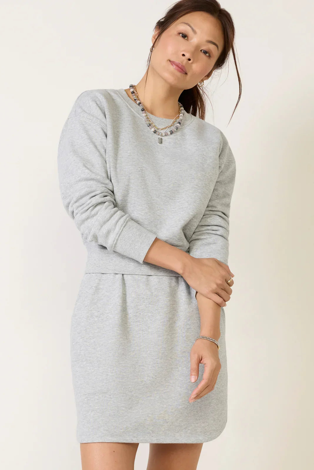 Vanna Sweatshirt Mini Dress