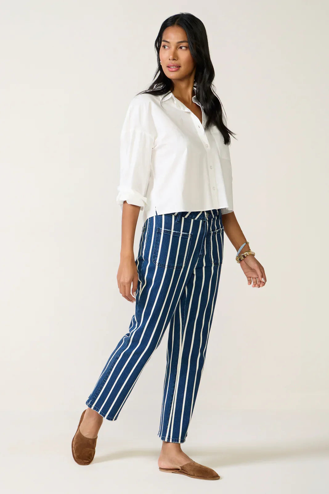 Aiden Crop Shirt