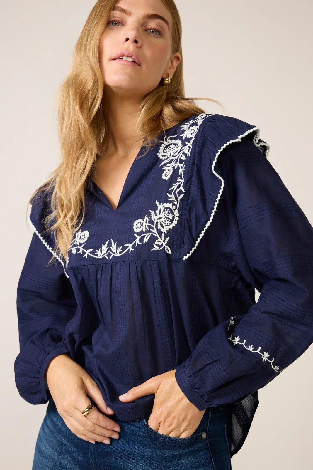 Sydney Embroidered Blouse